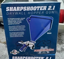 OFFICIAL ALL-WALL Marshalltown SharpShooter 2.1 Hopper Gun Drywall Texture Spray