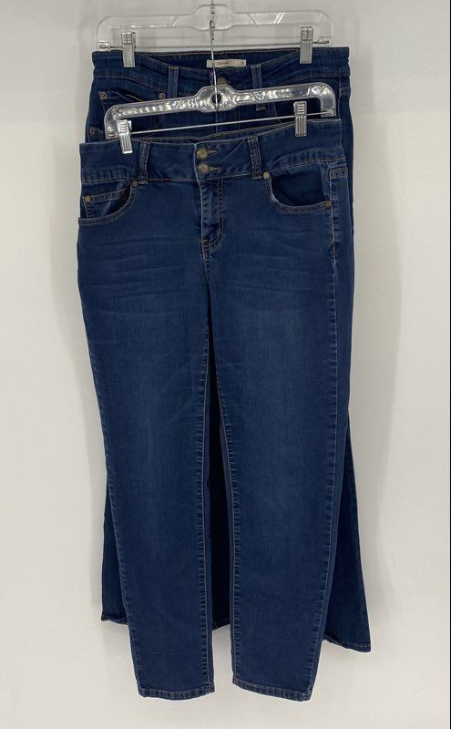 Levi's One 5 One Womens Blue Denim Skinny & Flared Jeans Size 31/12 Lot Of 2