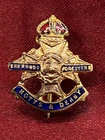 Lovely WW1/2 Notts & Derby Sherwood Foresters enamel Sweetheart Brooch w/fixing