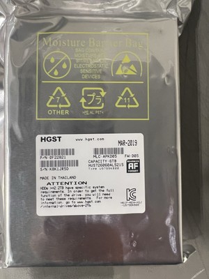 *SAS* HGST HUS726060AL5215 6TB 7.2K 12G 3.5'' SAS Hard Drive 0F22821