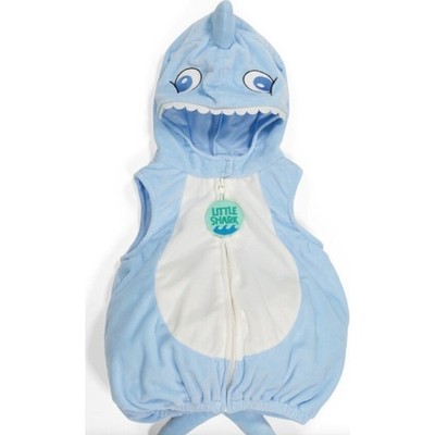Dream Play Imagine Little Shark Costume Hooded Halloween Cosplay Size 12M NWOT