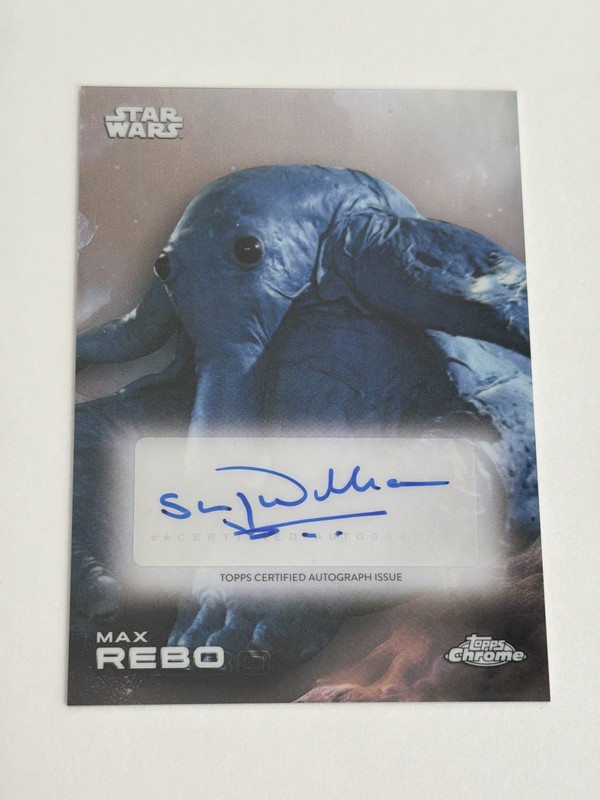 2025 Topps Chrome Star Wars Max Rebo Autograph #A-SW AUTO