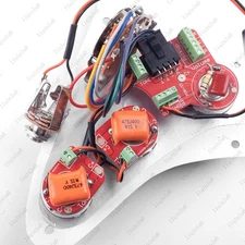 Solderless Brass shaft Pot Custom Dual Tone Wiring Harness for Fender Strat