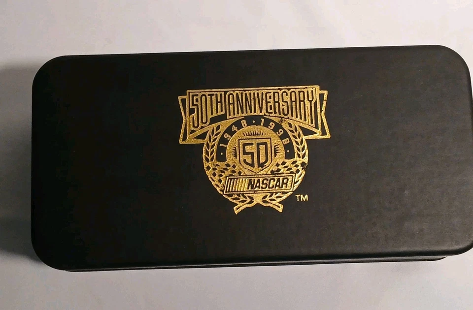 Racing Champions 50th ann 24K Gold #6 Mark Martin 1:24 certificate of Auth & box - Image 2 of 4