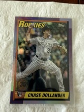 Topps Rookie Insert Chase Dollander U90-50 2025 Update Colorado Rockies