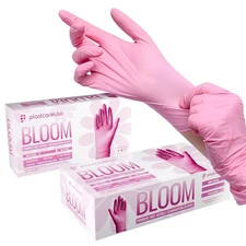 100 Nitrile Exam Gloves 3.5 Mil - Latex & Powder Free, Disposable Non-Sterile...