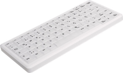 Active Key AK-C4110  kabellose Hygiene-Tastatur, weiß, USB, DE