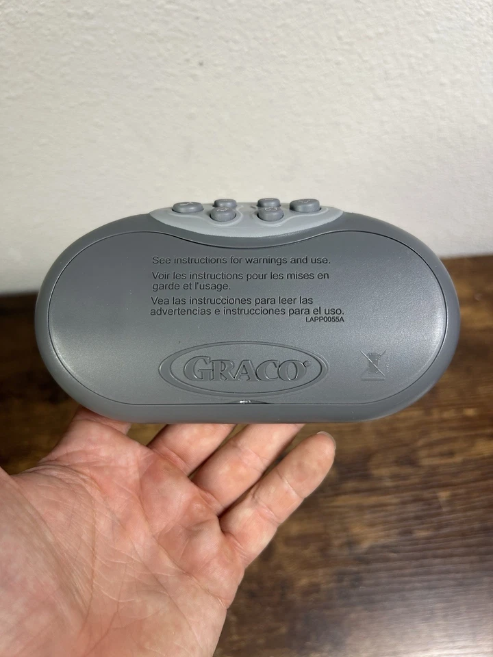 Graco Pack N Play Cuna Chupete Luces Naturales Música Bebé Máquina de Sonido Portátil Foto 3 de 4