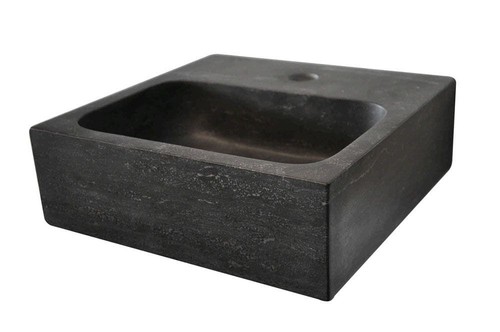 Small stone sink W 30x30cm, HAND MADE - Picture 3 of 9