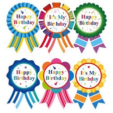120Pcs Happy Birthday Stickers - Happy Birthday Badge Stickers for Kid Adult ...