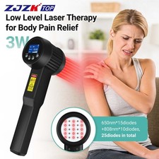 3W Handheld Cold Laser Therapy Machine 650nm 808nm for Wounds Pain Inflammation
