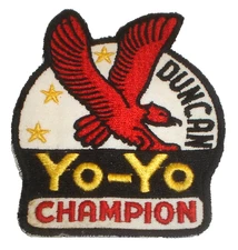 Vintage Duncan Yo-Yo Champion Embroidered Patch (P10)