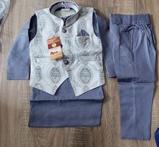 Boys Kurta Trousers Set
