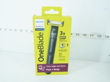 NEW - PHILIPS NORELCO ONE BLADE 3X TRIM, EDGE AND SHAVE FACE BODY QP1624/70