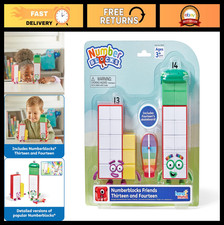 Numberblocks Thirteen  Fourteen Figures - Math Toys for Toddlers 3-5, Learning