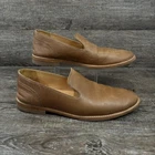 Tecovas Monterey Loafers Men's 10.5 D Brown Leather Handmade Slip On Dress Shoes