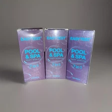 EASYTEST 7-Way Pool & Spa Test Strips 150/Strips Per box. 3 Pack. Free Ship.