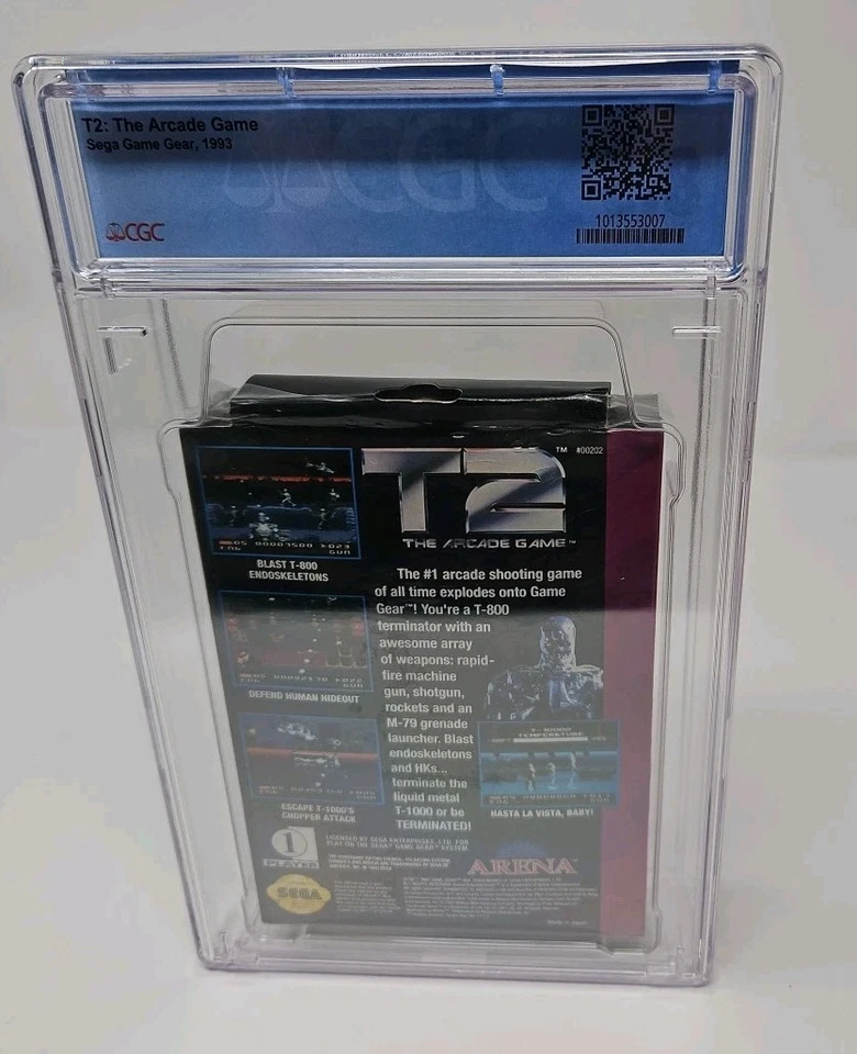 T2 Terminator 2 Judgement Day Sega Game Gear CGC 8.5 A+ - Image 2 of 2