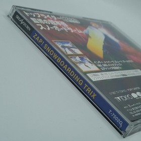 Zap! Snowboarding Trix + Spin.Card&Sticker TBE Sega Saturn Japan Pony Canyon Spo