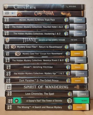 Wimmelbild PC Bundle (22 Spiele auf 16 Discs) Haunted Mystery teils noch versiegelt