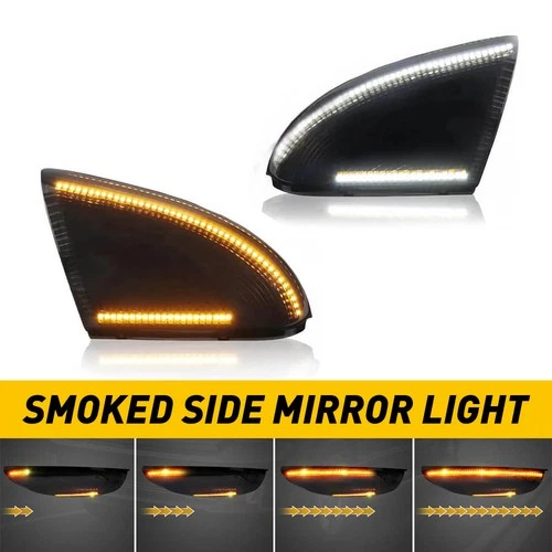 For 2009-2018 Dodge RAM 1500 2500 Sequential LED Side Mirror Puddle Signal Light
