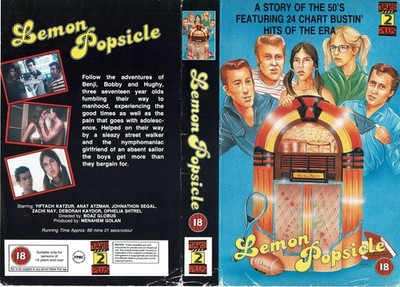 LEMON POPSICLE (2) / UK VIDEO SLEEVE / TAKE 2 PLUS VIDEO LABEL