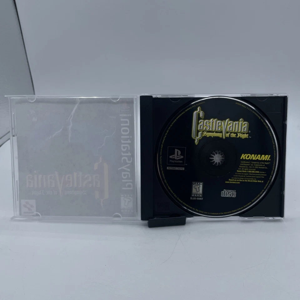Castlevania: Symphony of the Night (Sony PlayStation 1, 1997) SIN MANUAL, REIMPRESIÓN Foto 2 de 4