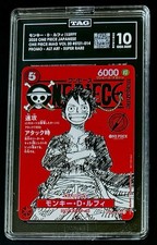 TAG 10 One Piece ST21-014 SR Monkey.D.Luffy - JP - Foil - Magazine Promo- Graded