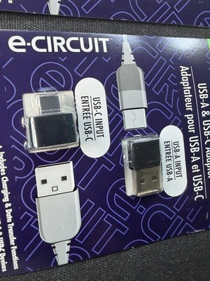 2-Pack USB-C to E-Touch/E-Circuit Adapter - for Charging & Data Sync