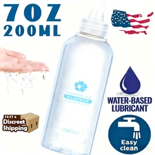 Natural Lube Sex Lubricant Water-Based Long Lasting Easy Clean Women Men Adult