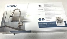 Moen Doherty Single Handle Pull Down Sprayer Kitchen Faucet Stainless