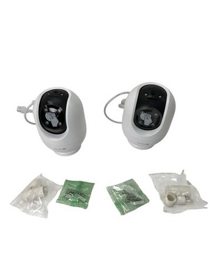 EZVIZ C8c 2PK: 360° WiFi PTZ, Auto-Zoom, Personenerkennung, Farbnachtsicht, IP65