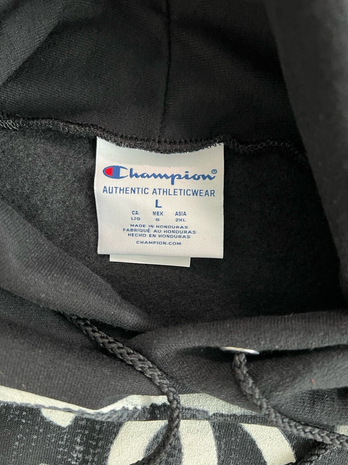 Felpa con cappuccio Griselda Westside Gunn HWH2 Black Champion UOMO Large GxFR Chanel Mask