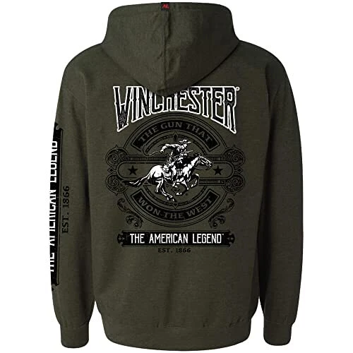 Winchester Pro - Legend of Winchester Mens Fleece Pullover Hooded Sweatshirt