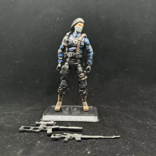 Gi Joe 25th Anniversary Cobra Night Watch Trooper 4886