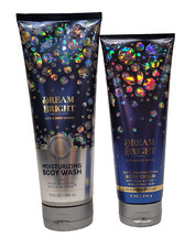 Bath Body Works Dream Bright 2 pc lot Body Cream Moisturizing Body Wash