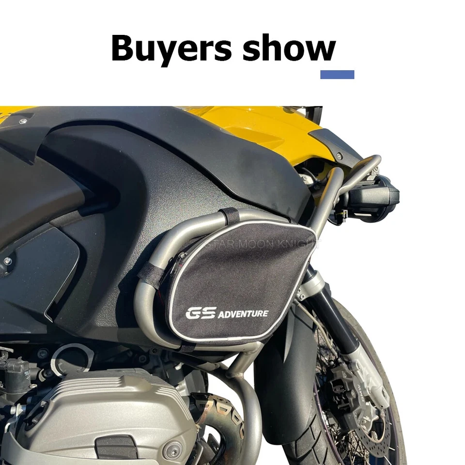 Crash Bar bags For BMW R1200GS Adventure R 1200GS Adv Frame Tool bag Accessories - Image 3 of 4