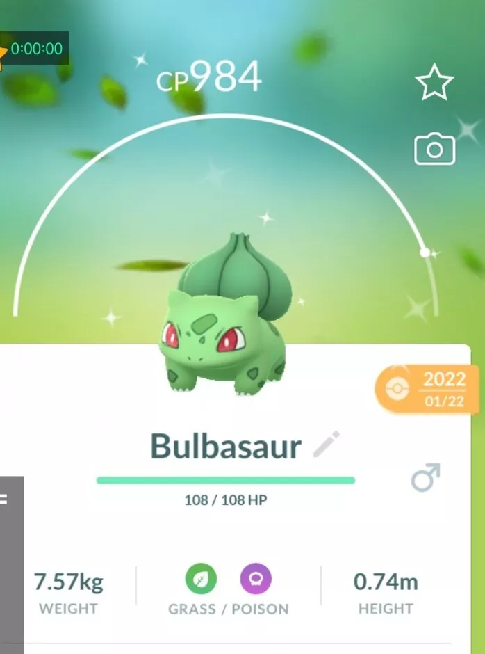 Pokemon Go ✨️ Shiny Bulbasaur ✨️ (Read Description)