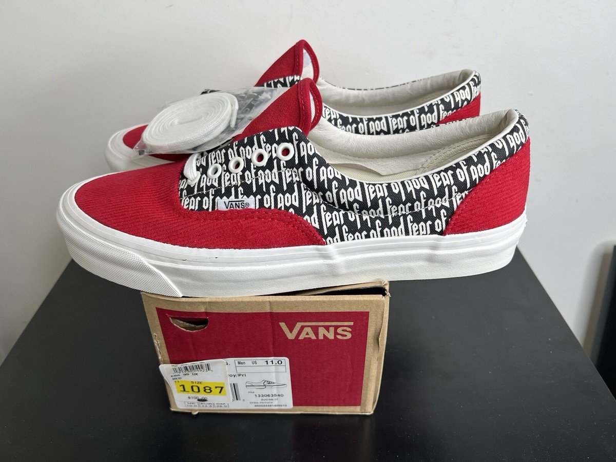 Fear Of God x Vans Era 95 DX FoG Collection 2 Red 2017 Jerry