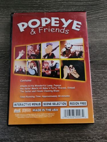 Kids Klassics - Vol. 2: Popeye and Friends (DVD, 2005) Rare Popeye Dvd Tested - Picture 2 of 2