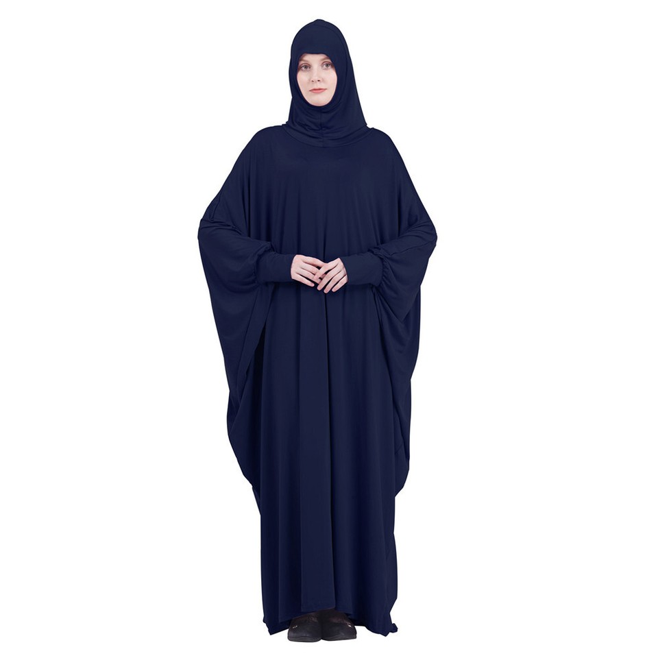 Overhead Robe Overhead Abaya Caftan Muslim Women Ramadan Prayer Burqa Khimar Dress ...
