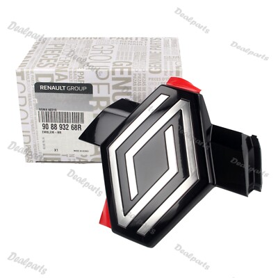 RENAULT SHARE THE ROAD  700×28 Genuine Renault 2D Lozenge Emblem, Back Door, 90889-3268R for