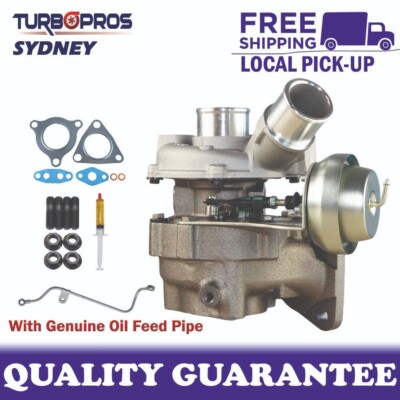 Turbo Charger+Genuine Oil Feed Pipe For Mitsubishi Challenger 4D56 2.5L VT16