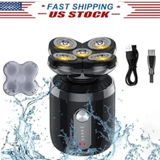 Electric Hair Remover Bald Head Razor Smooth Skull Cord Cordless Wet/Dry Shavers