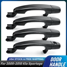 4pcs Exterior Door Handles For 2005-2010 Kia Sportage Front Rear Left Right 