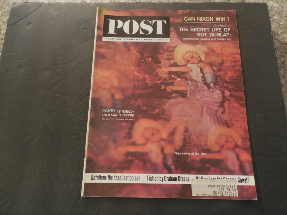 Saturday Evening Post Mar 7 1964 Can Nixon Win? (Eventually); Soviet Sp ID:43553
