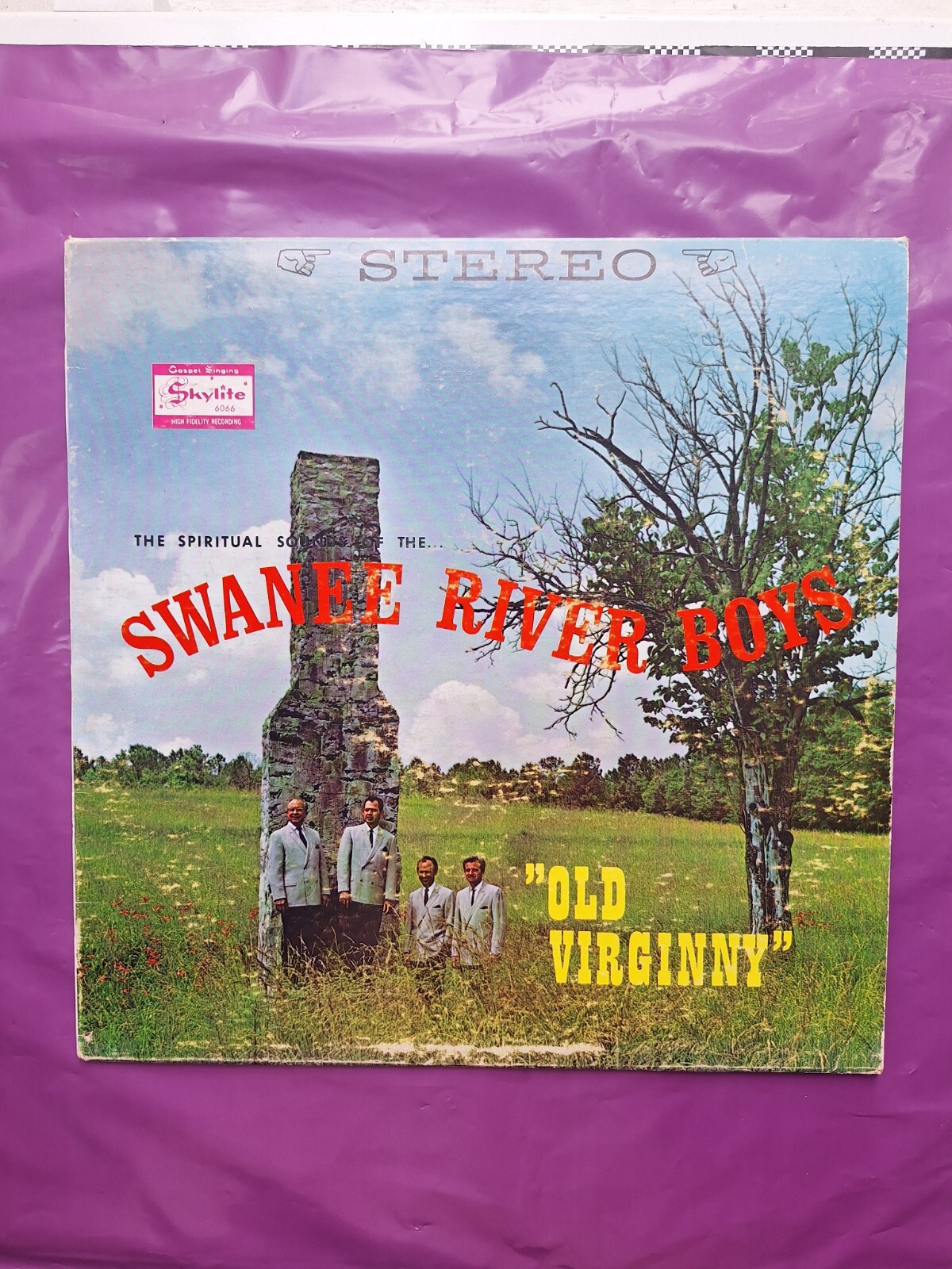 Swanee River Boys Old Vinrginny Vinyl LP Skylight Southern Gospel