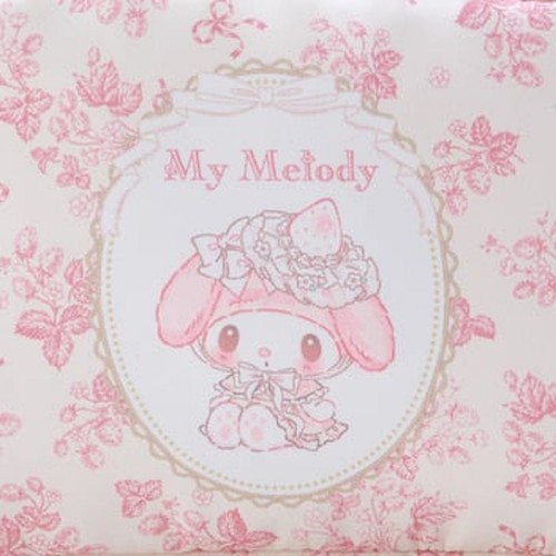 Sanrio My Melody Pouch White Strawberry Tea Time - Picture 5 of 6