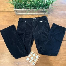 Uni-sex black corduroy pants