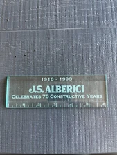 J.S. Alberici Construction Co. Celebrates 75 Constructive Years 6'' Glass Ruler